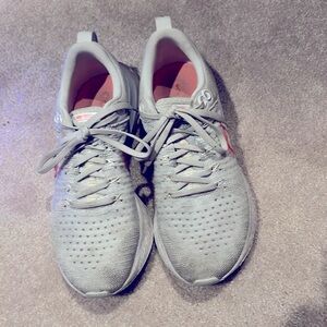 Nike react supefly flyknit womens 8.5 pink swoosh Athletic Running Shoes